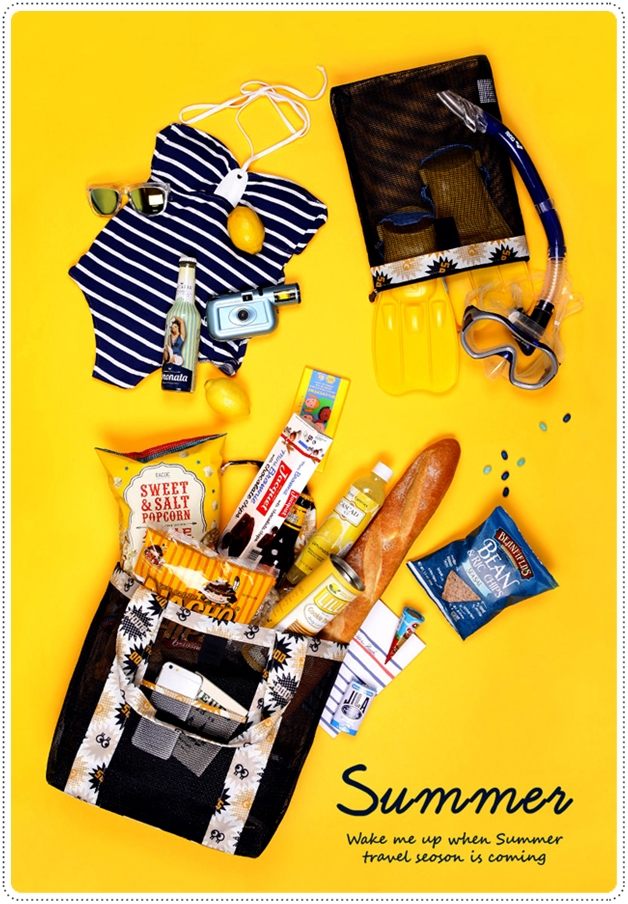 Coating Mesh Shopper Bag