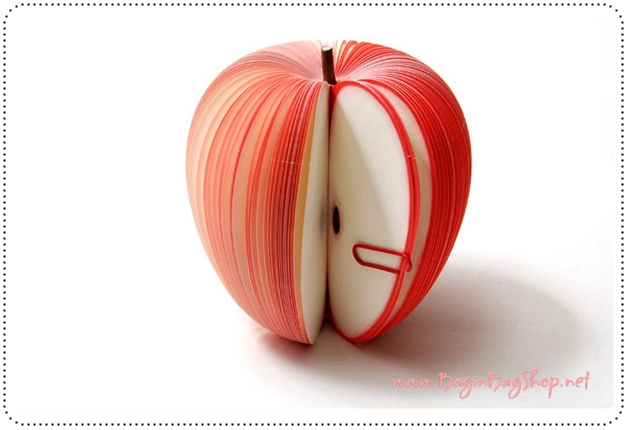 Memo Apple กระดาษโน๊ต รูปแอปเปิ้ล