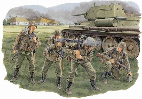 DRA6159 Panzergrenadier, LAH Division (Kursk 1943) 1/35