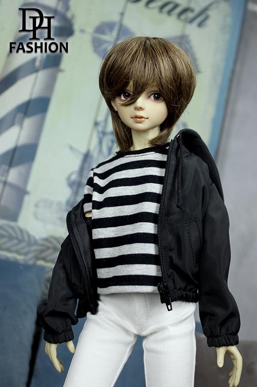 [PRE-ORDER] MSD GREY & BLACK STRIPE T-SHIRT