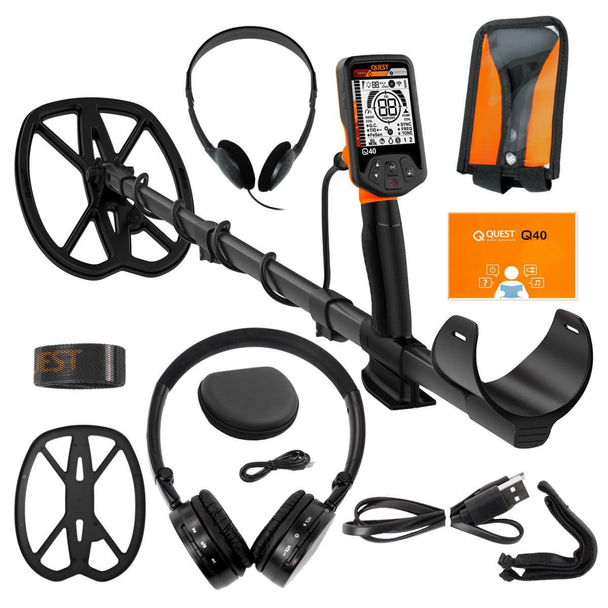 เครื่องตรวจจับโลหะ Quest Q40