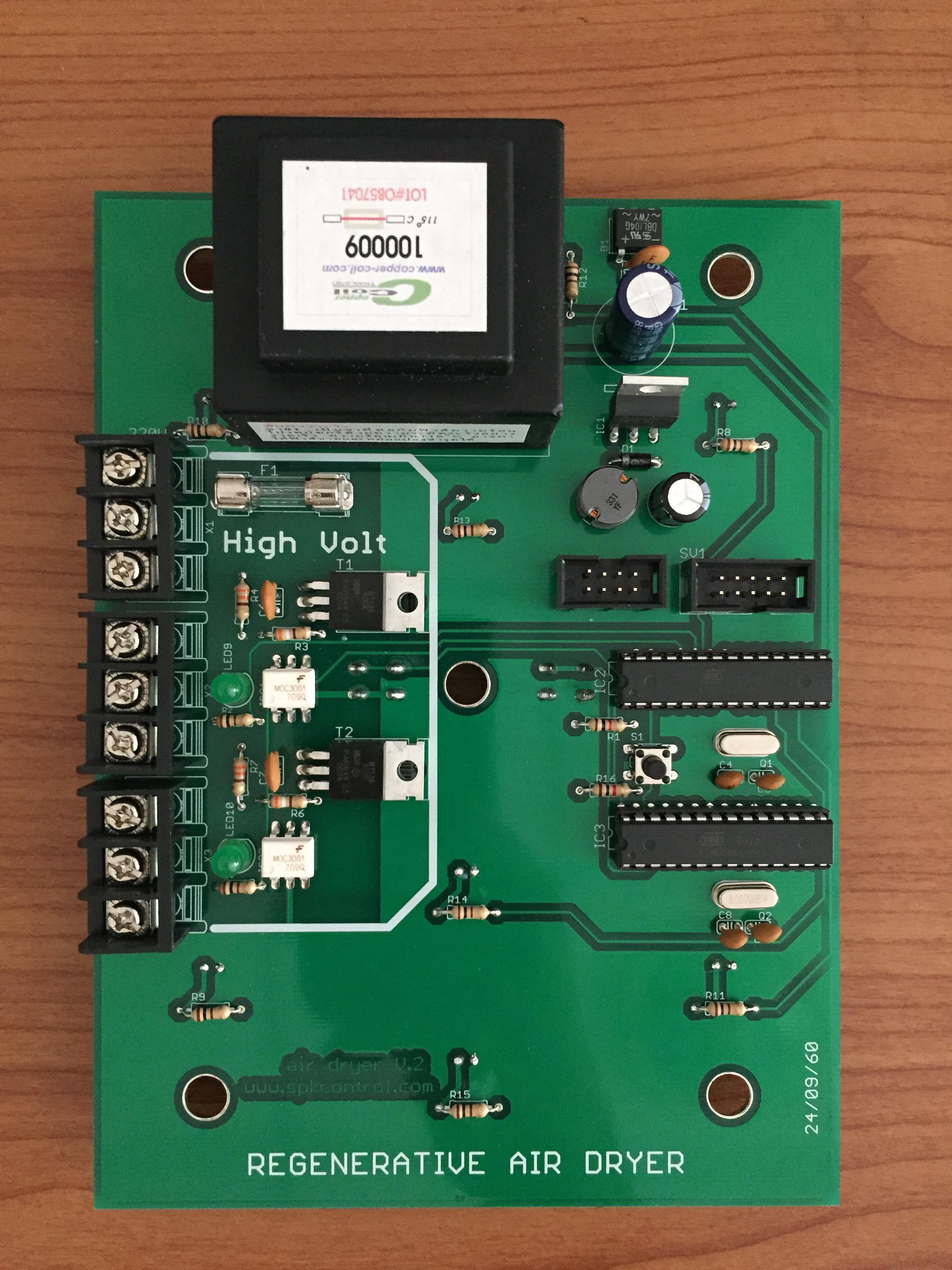 แผงวงจรควบคุม Air Dryer