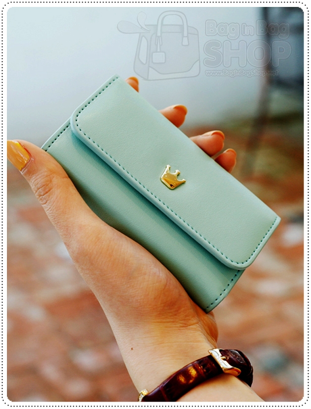 Crown keyring card wallet กระเป๋าใส่กุญแจ