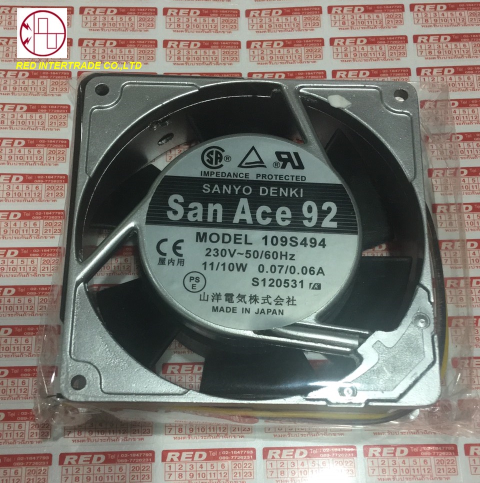 SANYO DENKI SAN ACE 92 109S494 NEW ขายพัดลมระบายความร้อน