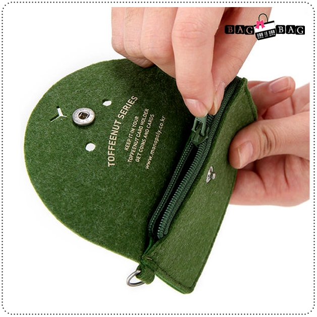 Toffee Nut Card Pouch กระเป๋าใส่บัตร ขนาดพกพา