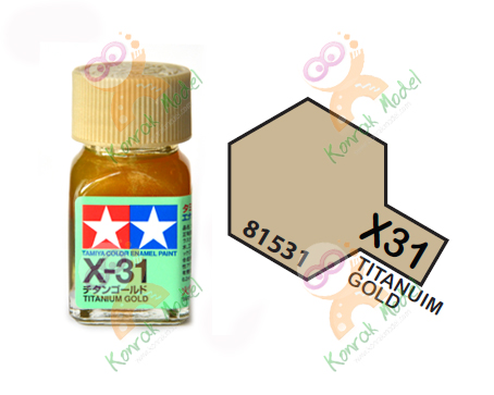 Enamel X31 Titanium Gold 10ml