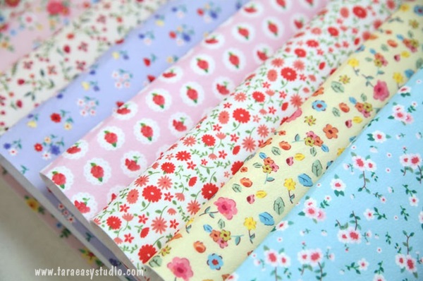 Felt : ลาย Memories of Springtime มี 8 ลาย ขนาด 42x30 cm/ชิ้น (พร้อมส่ง)