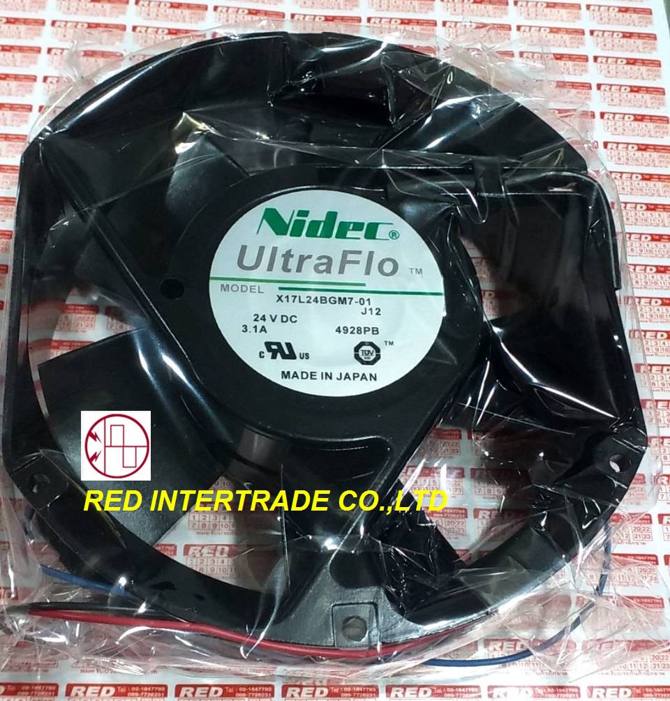 NIDEC X17L24BGM7-01 UltraFlo new พัดลมระบายความร้อน