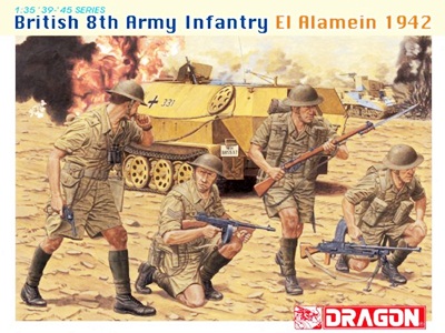 DRA6390 BRITISH 8th ARMY INFANTRY 1/35 SCALE