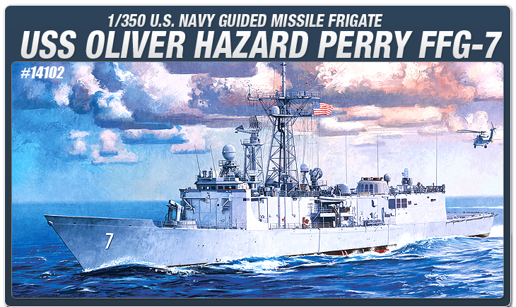 AC14102 USS OLIVER HAZARD PERRY 1/350