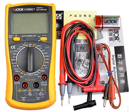 Digital Multimeter True RMS (Victor VC890C+)