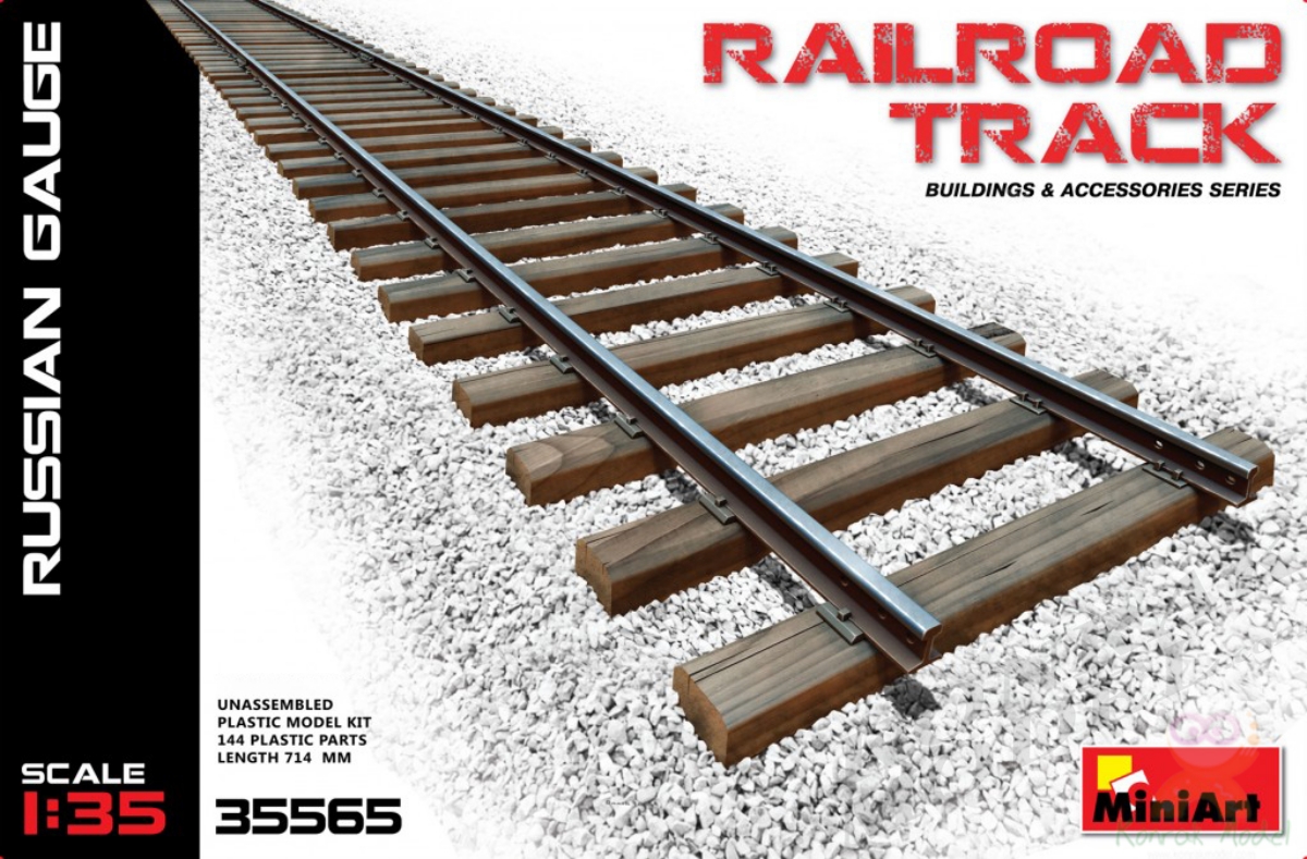 MI35565 RAILROAD TRACK. RUSSIAN GAUGE 1/35