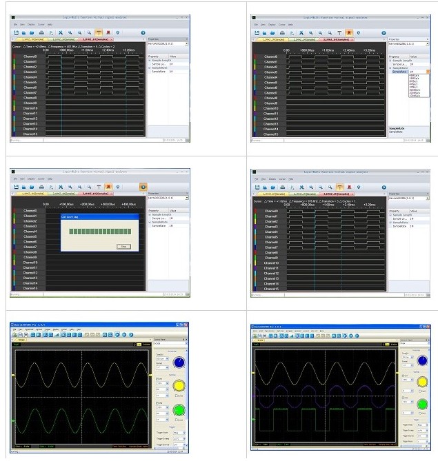 Hantek 6022BL PC Based USB Digital Portable Oscilloscope + 16 CHs Logic Analyzer, 48MS/s Real-time Sampling, 20MHz Bandwidth, FFT