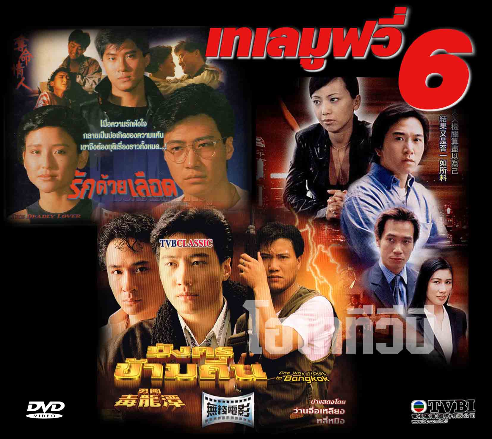 เทเลมูฟวี่ ชุด 6 ชุด มังกรข้ามถิ่น รวมหนังสั้นTVB 3 เรื่อง