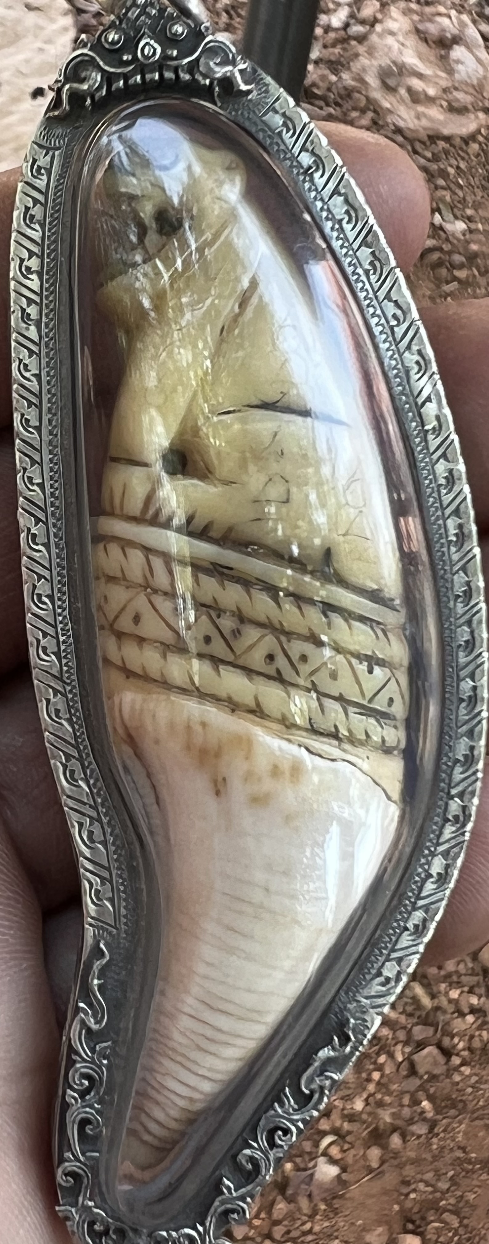 เสือแกะหลวงพ่อนก เก่าๆ สวยๆ