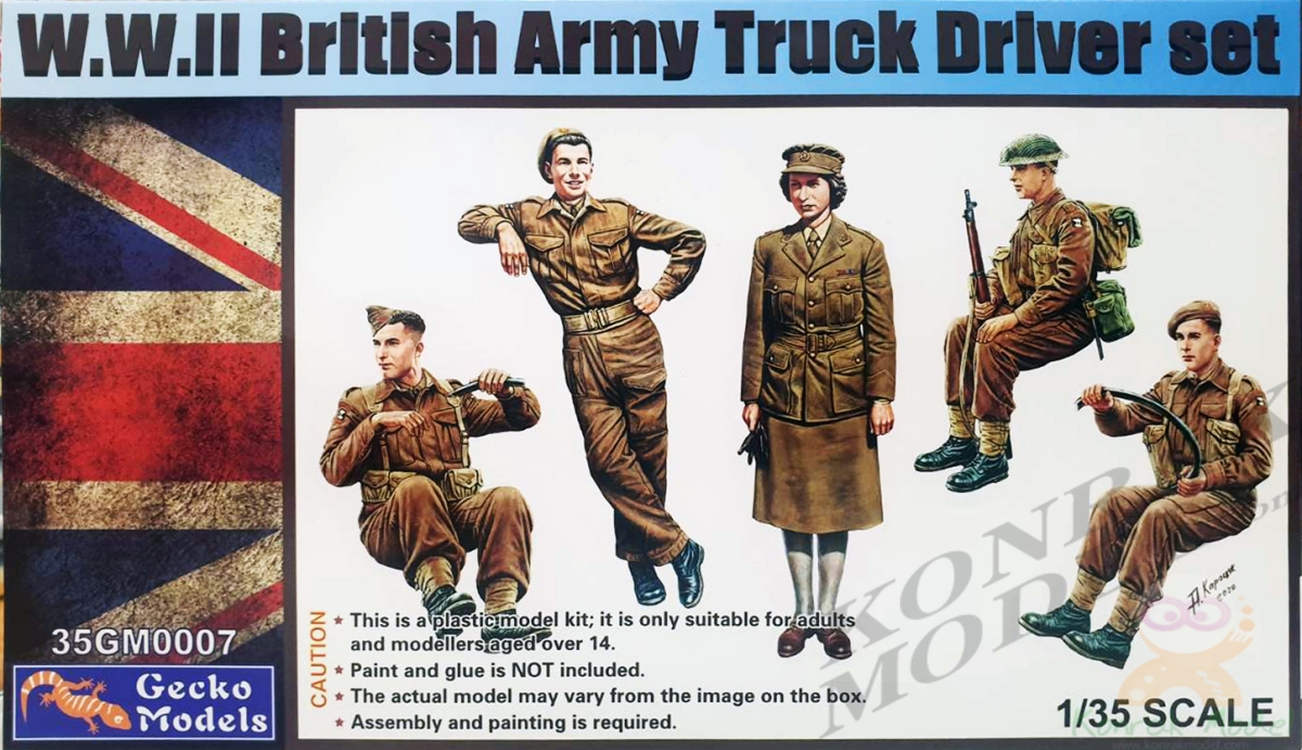 35GM0007 WW II British Army Truck Driver Set 1/35