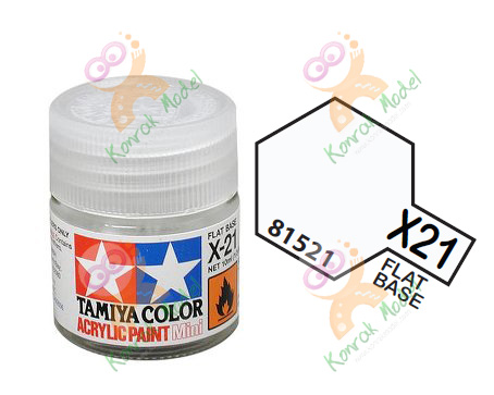 Acrylic X21 Flat Base 10ml