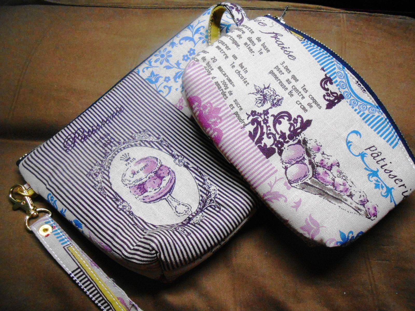 กระเป๋าลาย Macaron ผ้าดิบ