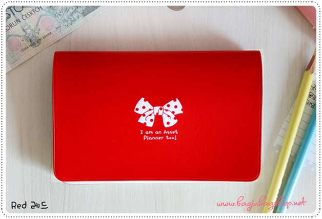 BankBook Ribbon กระเป๋าเก็บสมุดบัญชี