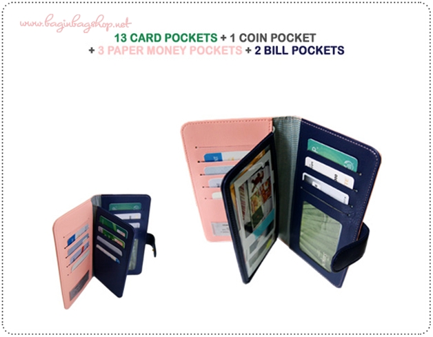 Honey Plenty Wallet กระเป๋าตังค์ใส่บัตรได้เยอะ