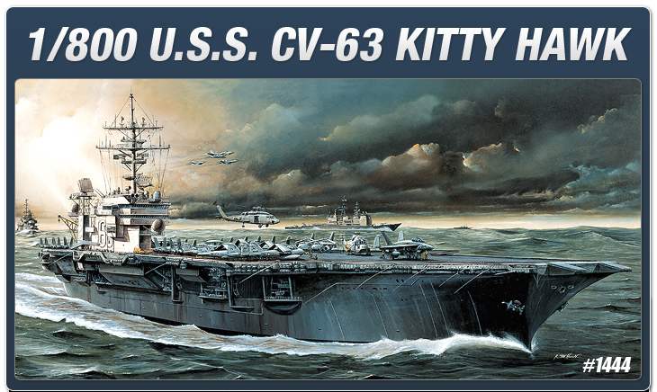 AC14210 U.S.S. CVN-63 KITTY HAWK(1/800)