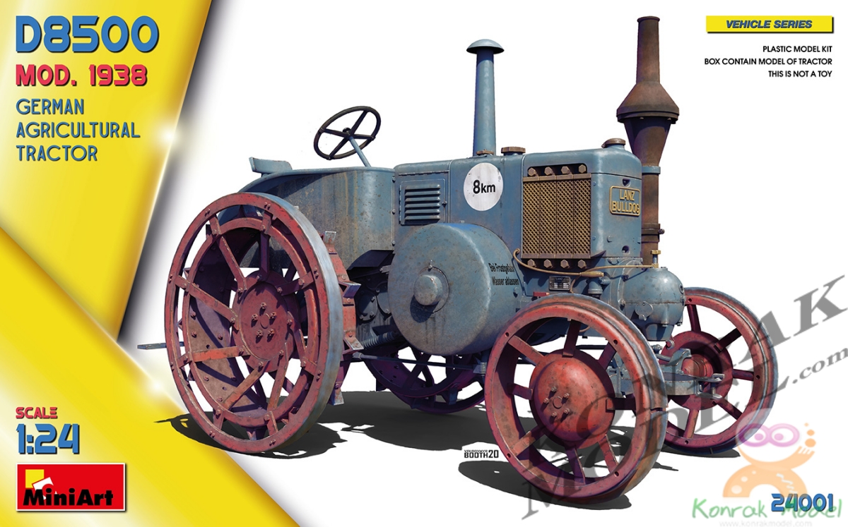 MI24001 GERMAN AGRICULTURAL TRACTOR D8500 MOD. 1938 [1/24]