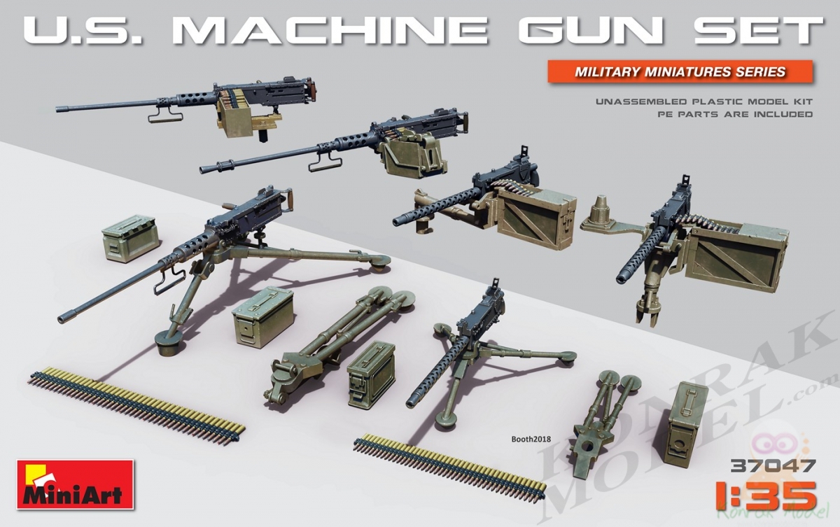 MI37047 U.S. MACHINE GUN SET 1/35