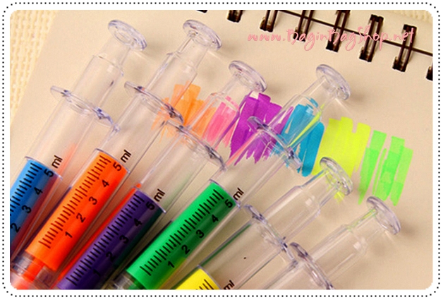 Marker Pen Fluorescent ปากกาเน้นข้อความ