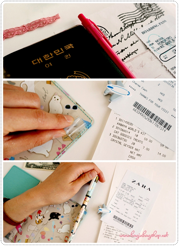 Triangle Humming Passport Case