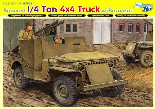 DRA6748 4x4 ARMORED TRUCK W/BAZOOKA (1/35)