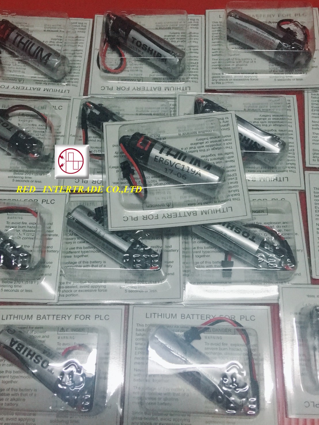 ER6VC119A LITHIUM BATTERRY TOSHIBA FOR PLC ขาย