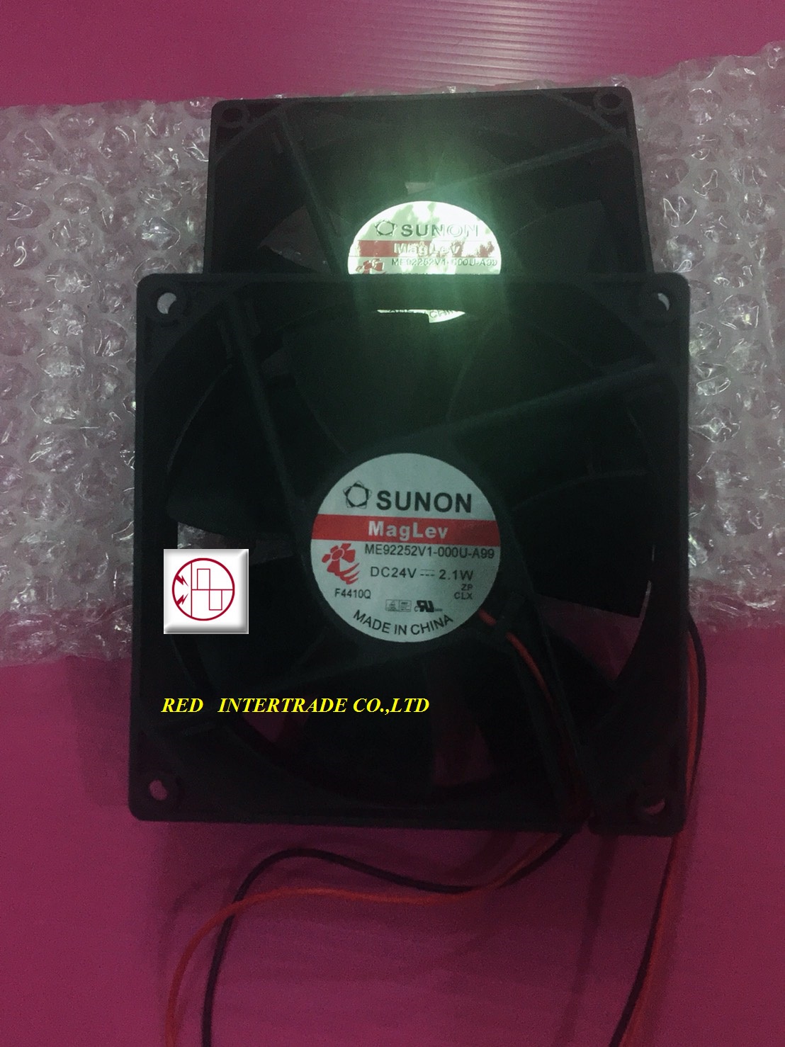ขายพัดลมระบายความร้อนSUNON DC24V 2.1W ME92252VV1-000U-A99 91*91*25MM