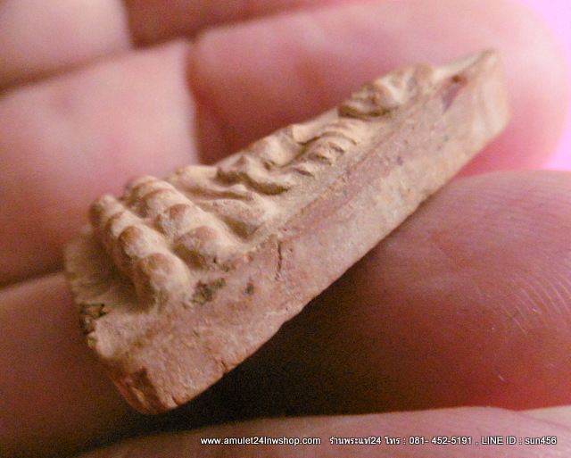 พระพุทโธน้อย ปี 2511 วัดอาวุธฯ เนื้อดินเผา(ผสมผงเก่าแม่ชีบุญเรือน) พร้อมถุงผ้าวัดอาวุธเดิมๆๆ+++ แท้จากวัด องค์ที่6