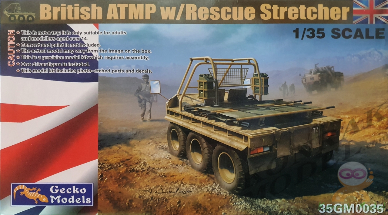 35GM0035 BRITISH ATMP W/RESCUE STRETCHERS [1/35]