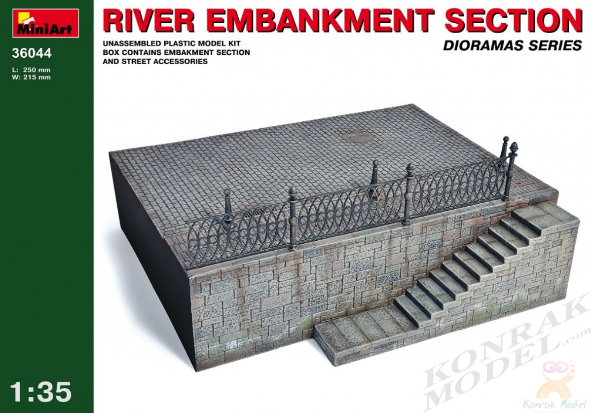 MI36044 RIVER EMBANKMENT SECTION 1/35