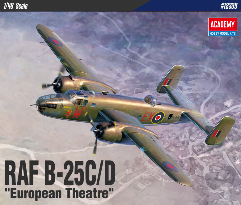 AC12339 RAF B-25C/D "EUROPEAN THEATRE" 1/48