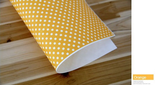 Felt : พิมพ์ลาย Dot มี 6 สี ขนาด 42x30 cm (พร้อมส่ง)