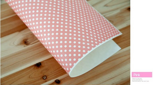 Felt : พิมพ์ลาย Dot มี 6 สี ขนาด 42x30 cm (พร้อมส่ง)