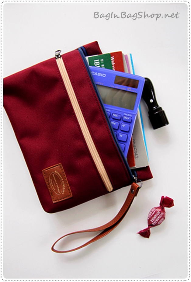 Bank Pouch กระเป๋าใส่สมุดบัญชี , บัตร ATM , เงินสด , ตรายาง