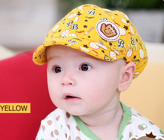 หมวกลายจุดเบสบอล | เหลือง,น้ำเงิน,ชมพู,เทา