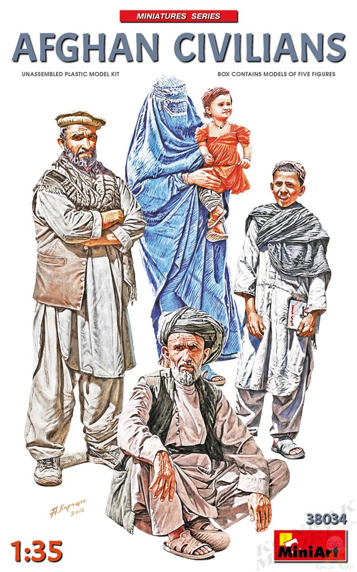 MI38034 AFGHAN CIVILIANS 1/35