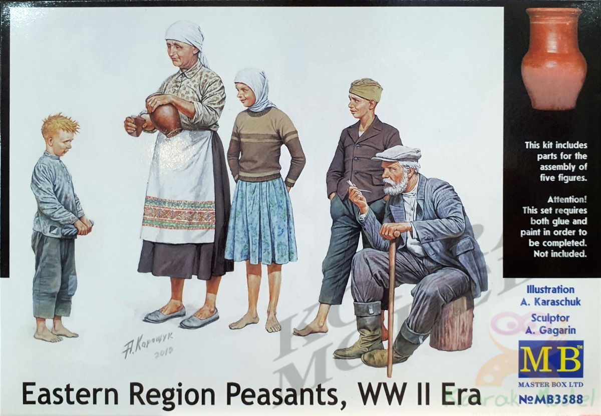 MB3588 EASTERN REGION PEASANTS,WW II ERA [1/35]