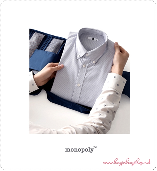 Slim Shirt Pouch กระเป๋าเก็บเสื้อเชิ๊ต สำหรับเดินทาง