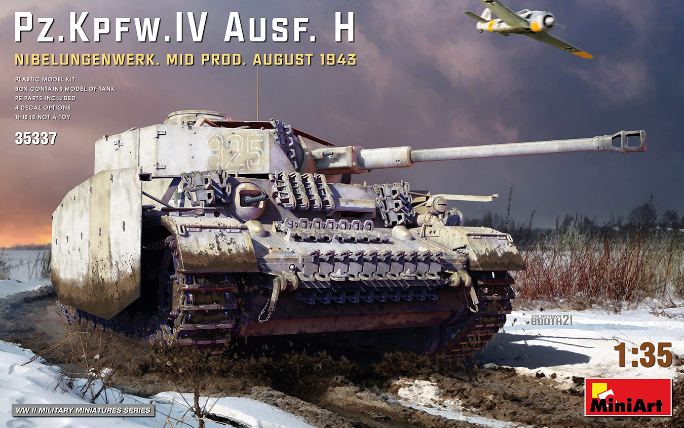 MI35337 Pz.Kpfw.IV Ausf. H NIBELUNGENWERK. MID PROD. AUGUST 1943 1/35