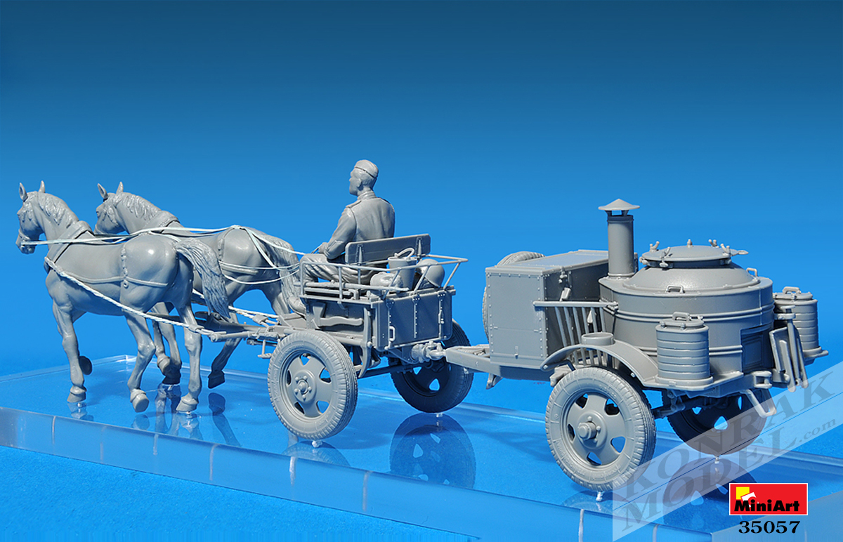 MI35057 HORSES DRAWN FIELD KITCHEN KP-42 1/35