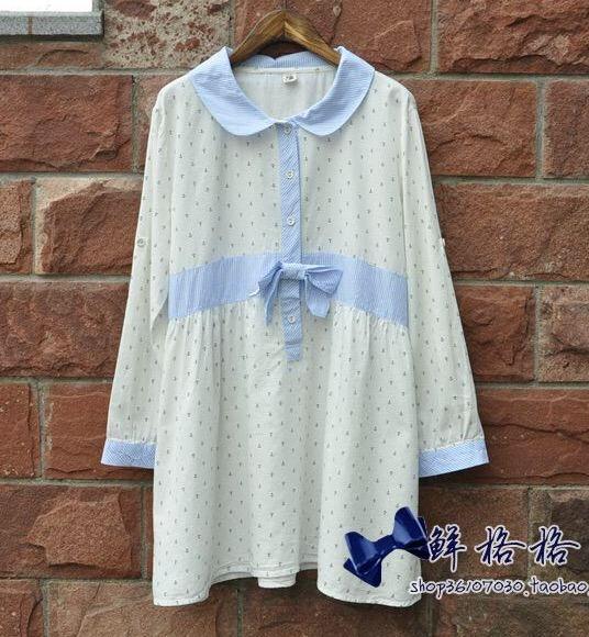 เสื้อผ้าฝ้ายนุ่มลายสมอ รอบอก 40 นิ้ว