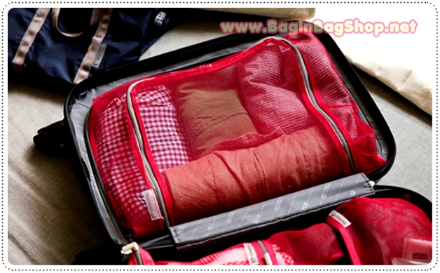MESH POUCH cube XL