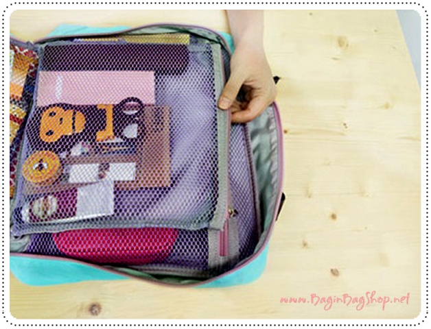 Travel Partition Bag กระเป๋าจัดหมวดหมู่สิ่งของในกระเป๋าเดินทาง