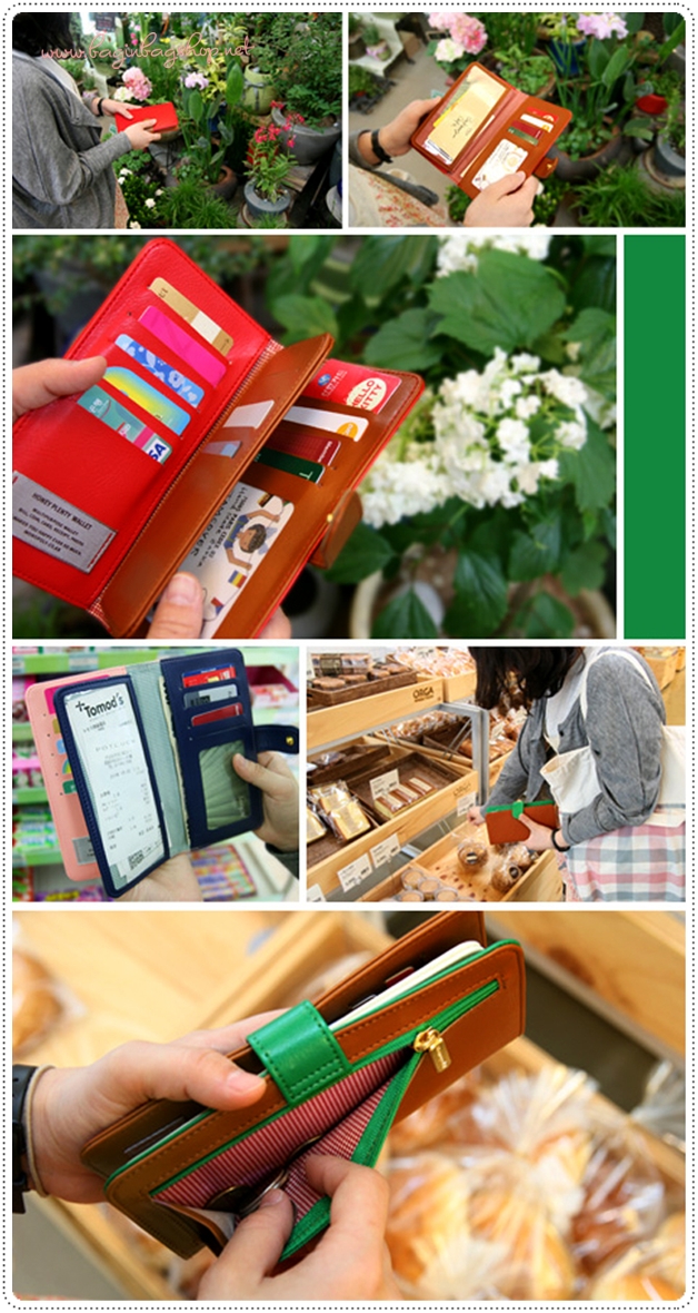 Honey Plenty Wallet กระเป๋าตังค์ใส่บัตรได้เยอะ