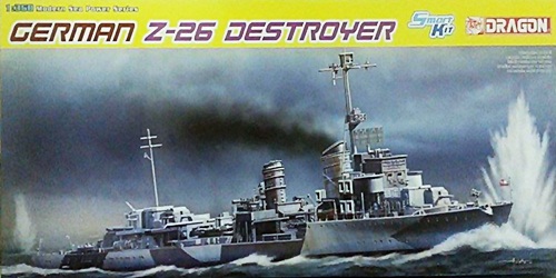 DRA1064 GERMAN Z-26 DESTROYER 1/350